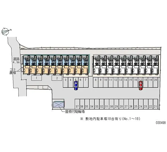 ★手数料０円★米沢市相生町　月極駐車場（LP）